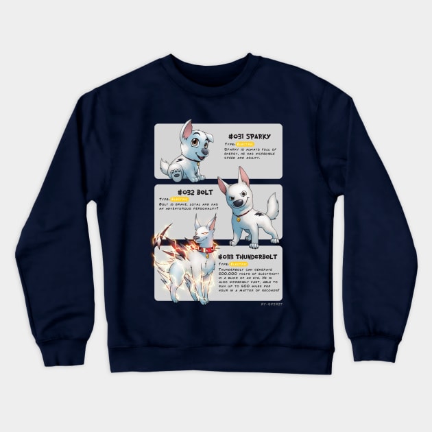 Bolt Evolution Crewneck Sweatshirt by disneyevolutions